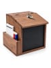 relaxdays Vorschlagsbox in Braun - (B)21 x (H)20 x (T)16 cm