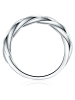 Trilani Ring aus Sterling Silber mit Zirkonia in silber