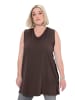 Ulla Popken Strick-Top in mahagoni