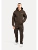 SMILODOX Zip Hoodie Yasin in Braun