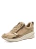 Tamaris Sportlicher Schnürschuh in beige