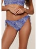 LINGADORE Bikini slip mit Schnur Blau weiss Druck