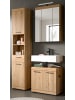 Inn.Furn Badmöbel-Set in Eiche Artisan 112 cm 3-teilig, Badezimmer in modernem Design