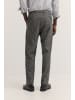 Bugatti Bundfaltenhose in grau braun