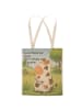 Mr. & Mrs. Panda Shopper Kuh Design mit Spruch in Weiß