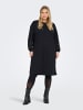 ONLY Carmakoma Sweatshirt-Kleid in Black