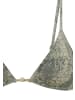 JETTE Triangel-Bikini in oliv bedruckt