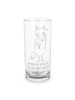 Mr. & Mrs. Panda Trinkglas Fuchs Lord mit Spruch in Transparent