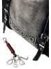 Desigual Umhängetasche 'Half Logo Denim Lanuza' in grau