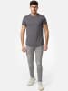 Tazzio T-Shirt Rundhals "E105" - Regular Fit- in Anthrazit