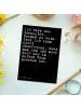 Mr. & Mrs. Panda Postkarte Ich habe nie behauptet,... mit Spruch in Schwarz