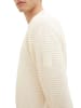 Tom Tailor Pullover STRUCTURED CREWNECK KNIT in Beige