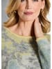 GOLDNER Pullover Langarm Jacquard-Pullover mit Muster in bunt / gemustert