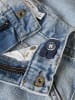 name it Shorts in Light Blue Bleached Denim