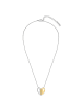 Yokoamii Kette Herz aus Messing in silber/gelbgold