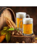 Mr. & Mrs. Panda Gravur Bierkrug Affe ohne Spruch in Transparent