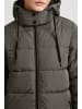 Oxmo Wintermantel OXSoliana 21800023-ME Wintermantel mit Kapuze in Grau