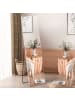HOMCOM Schminkspiegel-45L x 37B x 158,5H cm-Silber
