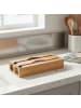 relaxdays Folienspender in Natur - 2 Rollen