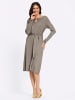 WITT WEIDEN Jersey-Kleid in taupe-meliert