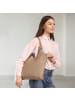 Florence Florence Shopper Leder taupe, beige ca. 37cm