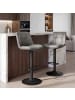 VASAGLE 2er-Set: Barhocker Monni in Grau - (B)47 x (H)(93-114) x (T)44 cm