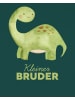 wat? Apparel T-Shirt Dinosaurier 04 Kleiner Bruder in Dunkelgrün
