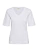 PART TWO T-Shirt kurzarm RatansaPW Gerade Passform in Bright White