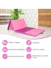 COSTWAY Gymnastikmatte 240x117x5cm in Rosa