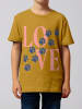 wat? Apparel T-Shirt Pfotenliebe in Ocker