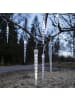 MARELIDA LED Lichterkette 24 Eiszapfen für Außen L: 7m in transparent