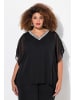 Ulla Popken Bluse in schwarz