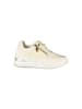 Laura Biagiotti Weiße Polyurethan-Sneaker