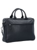 Dermata Aktentasche Leder 40 cm Laptopfach schwarz