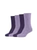 camano Socken Cosy Kuschelsocken Flauschig Warm Damen Lang Flauschsocken Für Winter Plüschsocken Set Frauen 4er Pack warm & cozy in mulberry purple