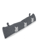 relaxdays Zugluftstopper "Stern" in Grau - 76 cm
