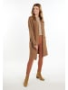 VIRITA Women Long Cardigan in Kamel