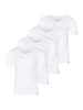 Skiny Unterhemd / Shirt Kurzarm Basis in Weiß