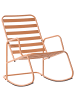 Beliani Schaukelstuhl TURI in Braun - (W) 66 x (H) 92 x (L) 96 cm