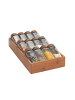 Wenko Organizer mit Fächern für Gewürze MARTI in Braun, (B) 20 x (H) 6 x (L) 38 cm