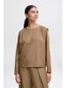 b. young BYMMMIDDE BLOUSE - loose fit in Walnut Melange