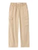 name it Cargo Stoff Hose Baggy Stretch Denim Pants NKFBELLA in Braun