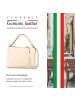 Florence Leder Schultertasche Florence Tasche beige ca. 37cm