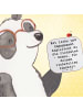 Mr. & Mrs. Panda Untersetzer für Gläser Spruch Liebevolle Erzieh... in Weiß