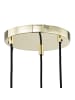 home24 home24 3-flammige Pendelleuchte aus Metall und Glas im modernen Stil in Gold