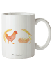 Mr. & Mrs. Panda Keramiktasse Huhn Stolz ohne Spruch in Weiß