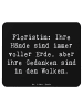 Mr. & Mrs. Panda Mouse Pad Spruch Floristin Tagträumerin mit Spruch in Schwarz
