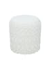FineBuy Hocker "FB111306" in Weiß /