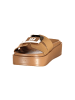 Laura Biagiotti Beige Damen Sandalen aus Polyurethan