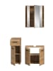 ebuy24 Badmöbelset Ice (3-teilig) Eiche 105 x 30 cm